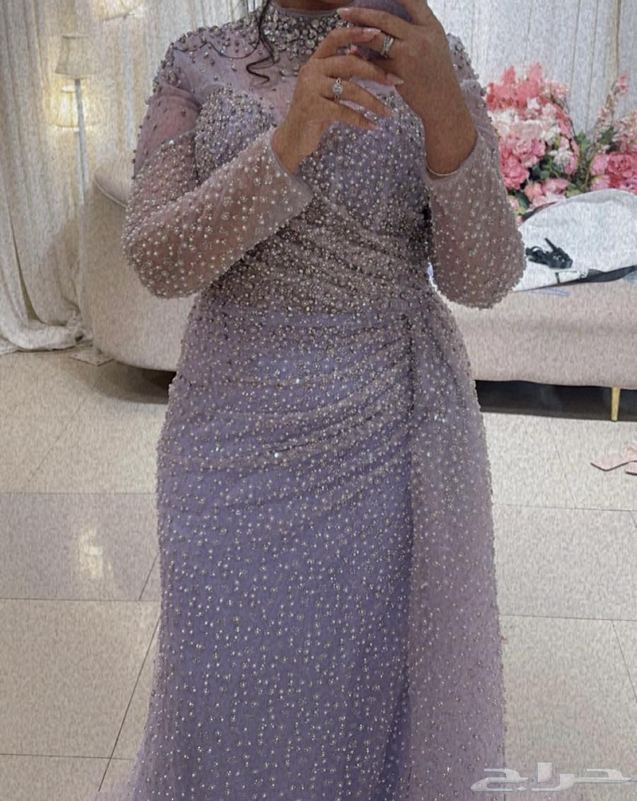 فستان سهرة فخم وقفطان مغربي64234285008515110