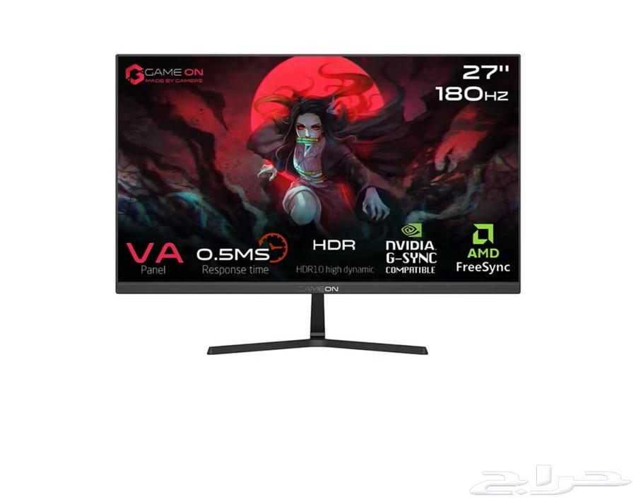 للبيع بي سي قيمنق متكامل مع شاشتين واكسسوارات64234806773891112