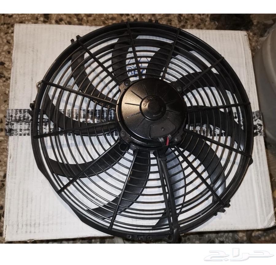Spal 14 inch fan with dynamo push clear64418607886977110