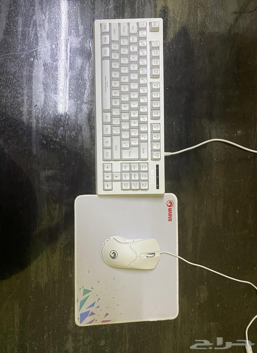 تجميعة كيبورد و ماوس و ماوس باد MARVO CM31064250754006657110