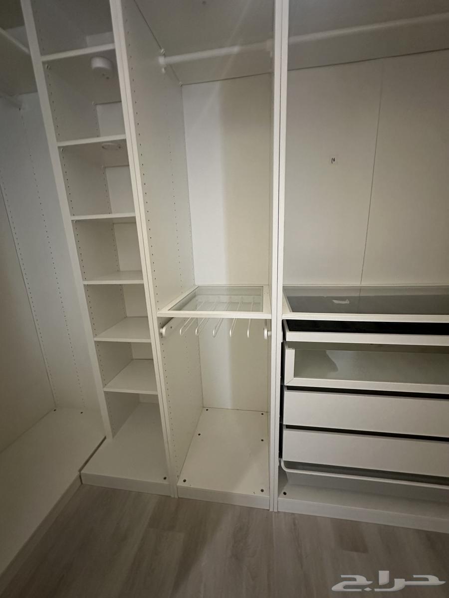 دواليب ايكيا غرفة لبس وأدراجها واكسسواراتها بالقطعة  كاملة64241069318018114