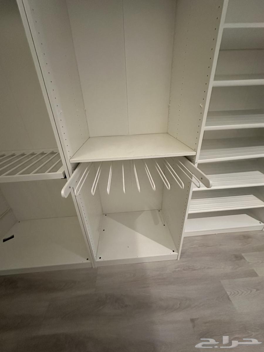دواليب ايكيا غرفة لبس وأدراجها واكسسواراتها بالقطعة  كاملة64241069318018111