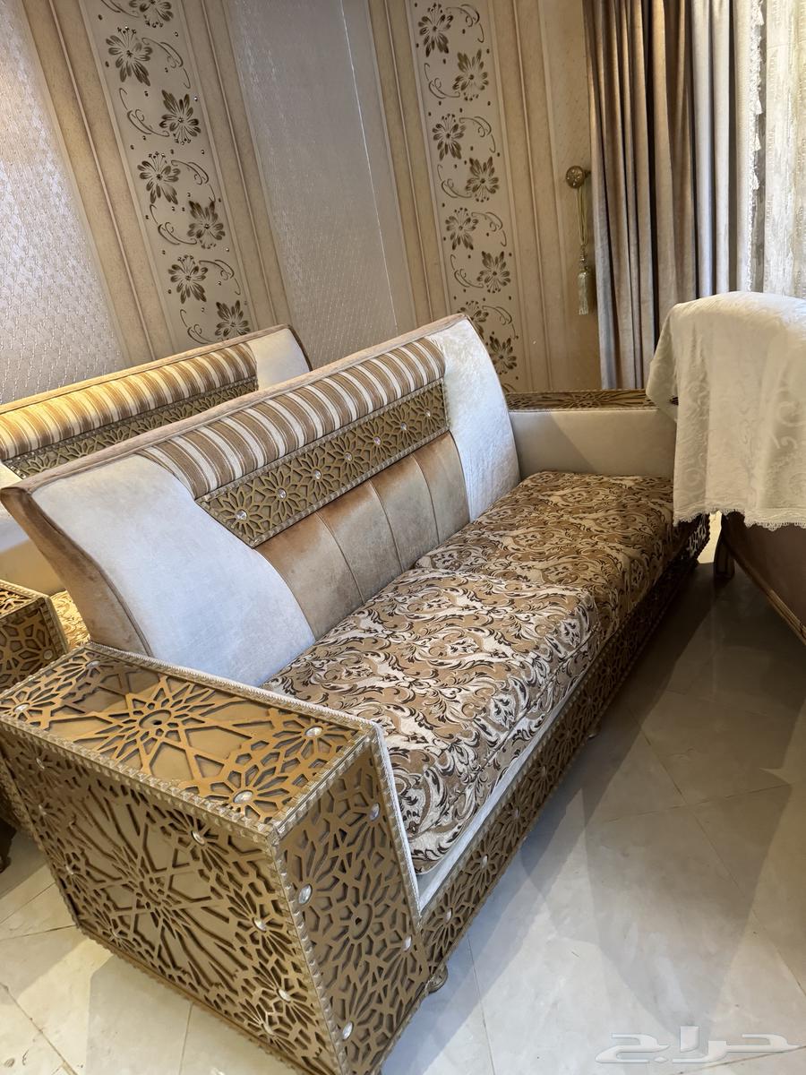 كنب مغربي بكامل اغراضه64247541442563110