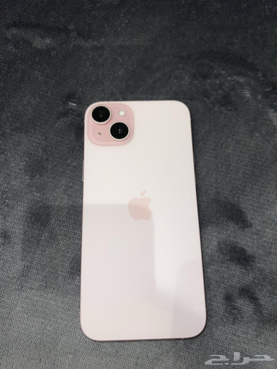 للبيع ايفون 15 بلس وردي او زهري 128 قيقا نضيف64234632305153111