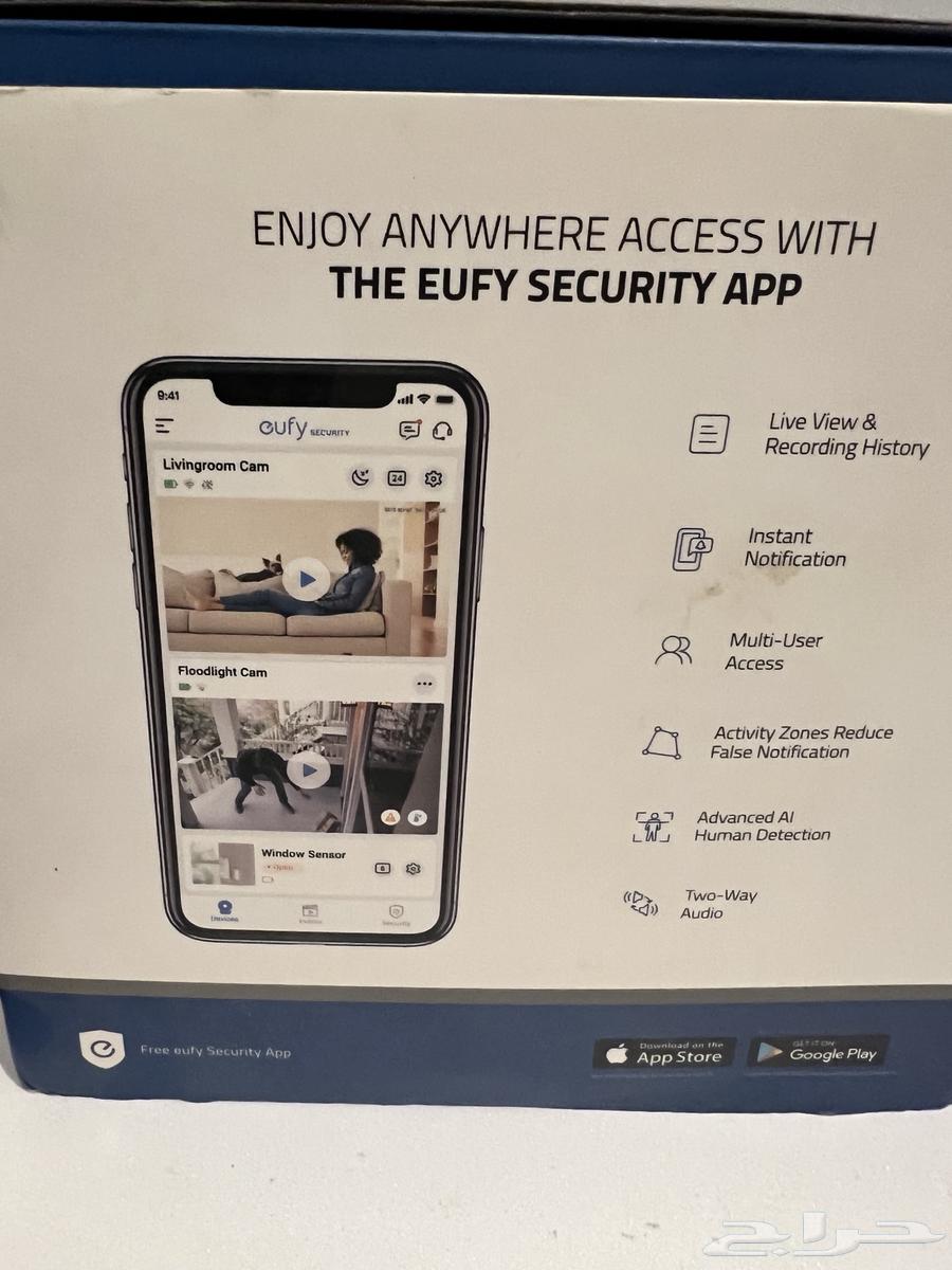 Two 1080p wireless security cameras.64244591314307114