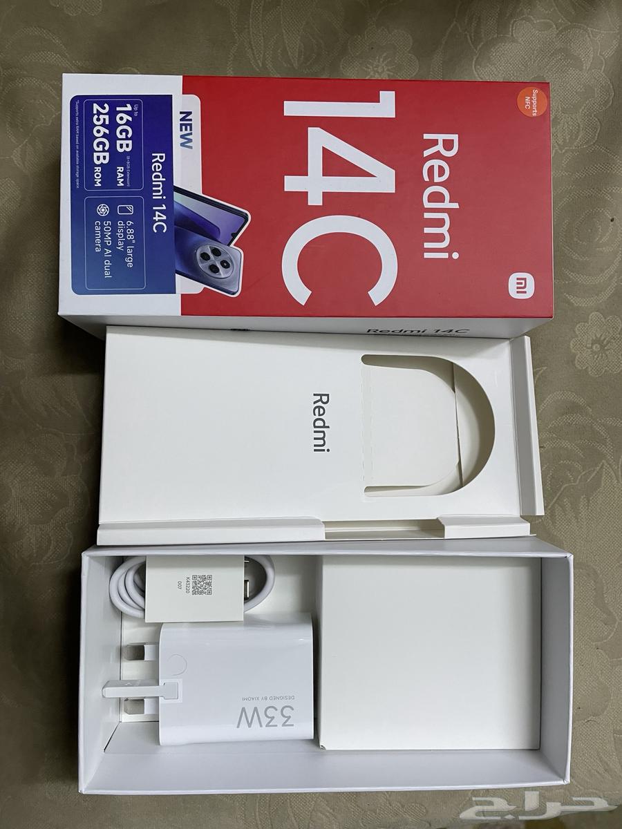 شاومي ريدمي 14c 256 استعمال يوم واحد64232847983618112