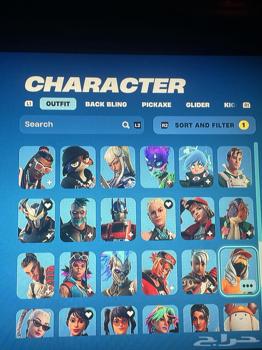 حساب فورت نايت نادر64233634980737113