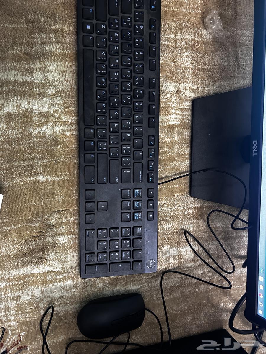 جهاز كمبيوتر مكتبي مع شاشة وكيبورد وماوس64252480358275112