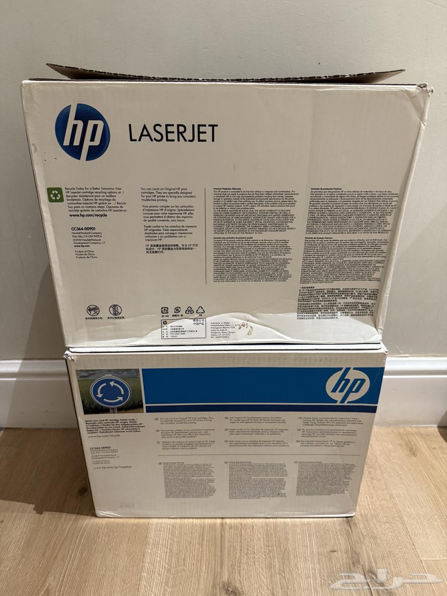 حبر طابعة hp ليزر 64 A جديد لم يستخدم ابدا64238540863489111