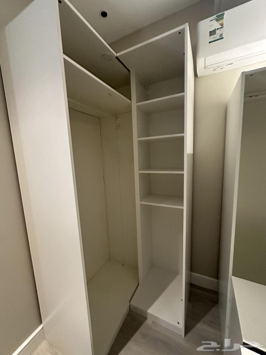 دواليب ايكيا غرفة لبس وأدراجها واكسسواراتها بالقطعة  كاملة64241069318018113