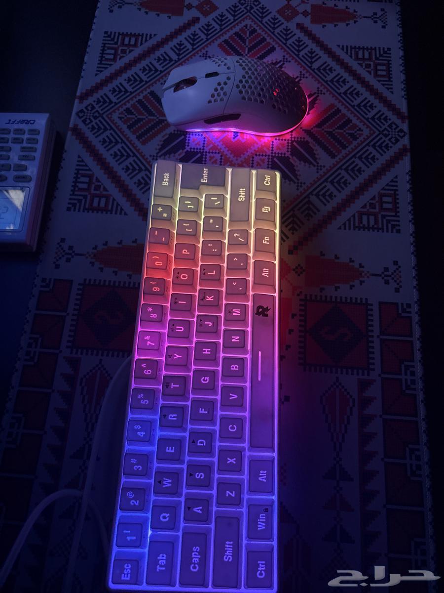 كيبورد و ماوس من شركة ROCK POW كيبورد و ماوس نظيفه64234620020483110