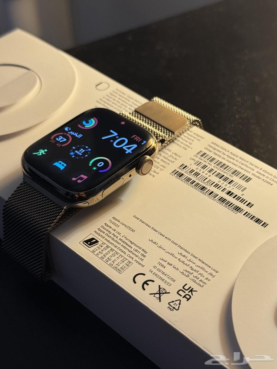 ساعة ابل واتش الاصدار 9 45 ( ستيل )64246646987139110