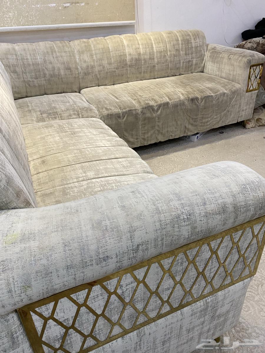 كنب مستخدم شهرين جديد مع المخدات64248107582083114