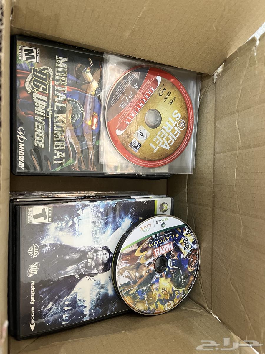 كرتون فيه اشرطه سوني و اكس بوكس64237509484929110