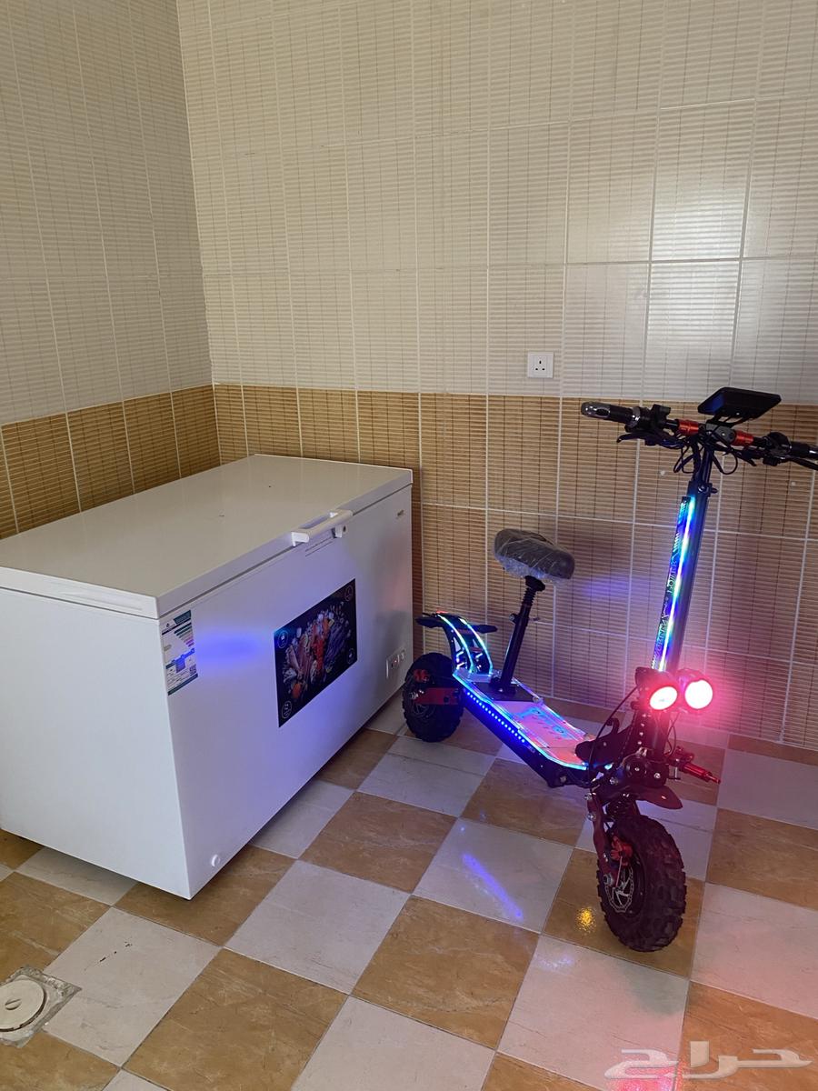 سكوتر كهربائي محركين دبل استخدام 5 ايام حج64252164982147110