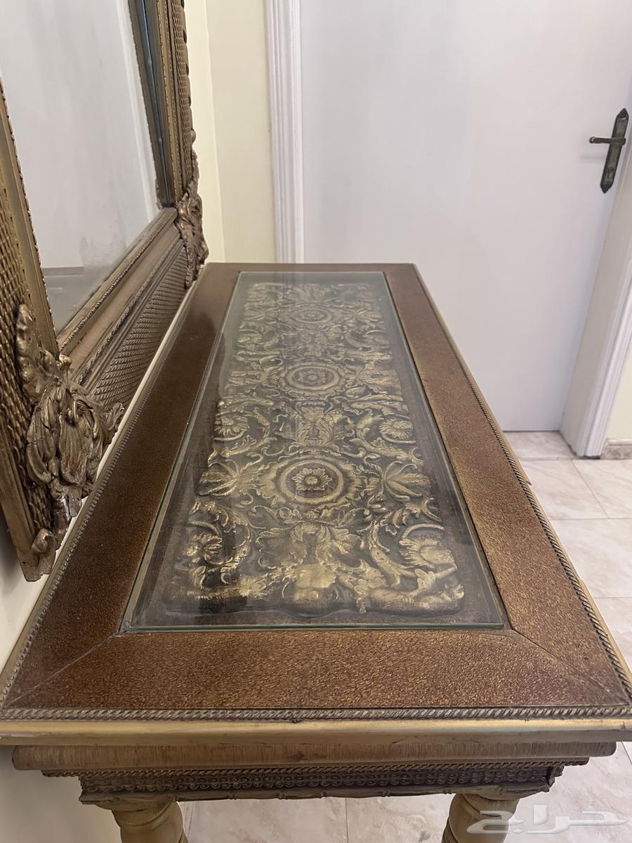 طقم مدخل طاوله و مرايه64245481731201113