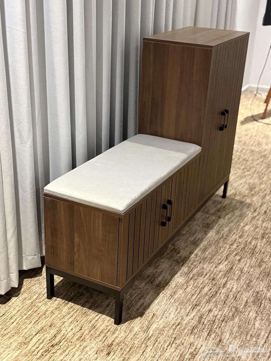 دولاب جزم مع أريكة64234284790019114