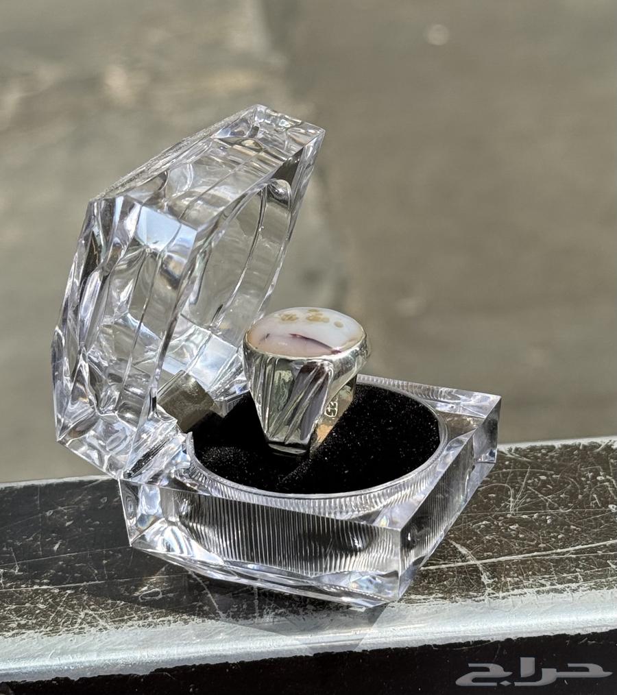 خاتم عقيق يماني فضة 92564263352248449114