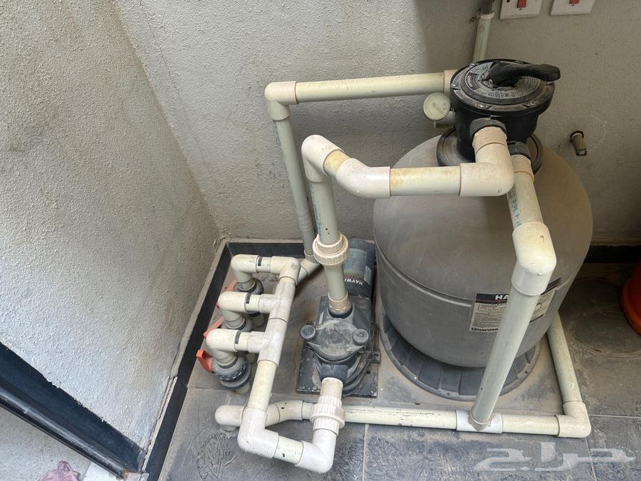 Swimming pool filter with dynamo. American64241934228354110