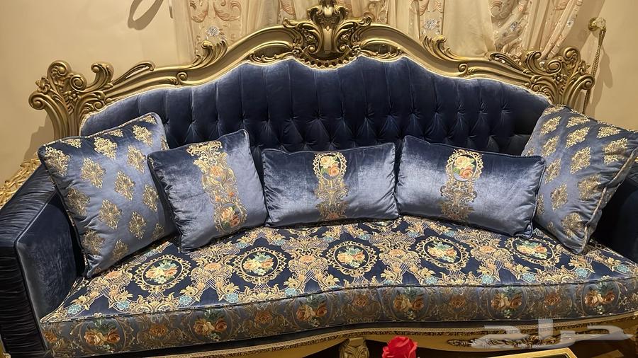 كنب مجلس شبة جديد قماش القثمي64236458566402110