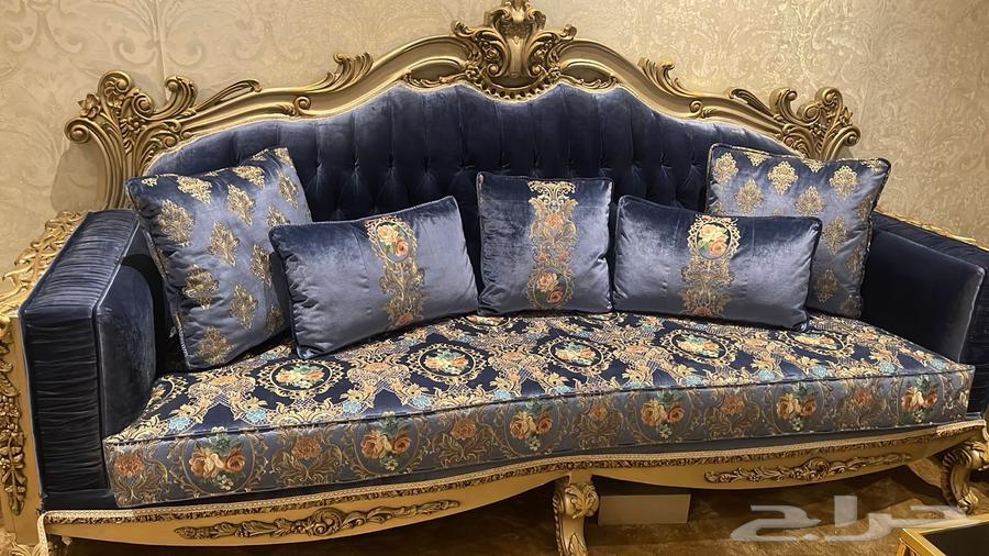 كنب مجلس شبة جديد قماش القثمي64236458566402112