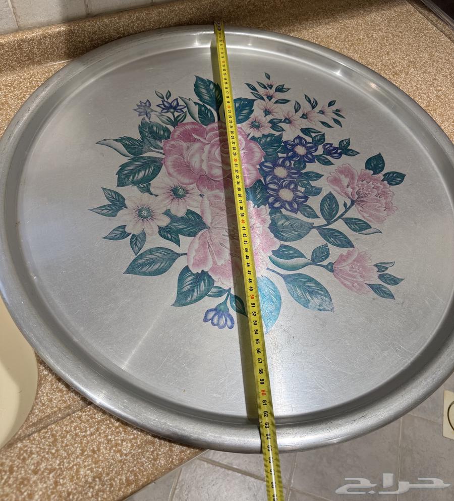 صحون معدن ابو ورده قديمه مستخدمه64234454482433113