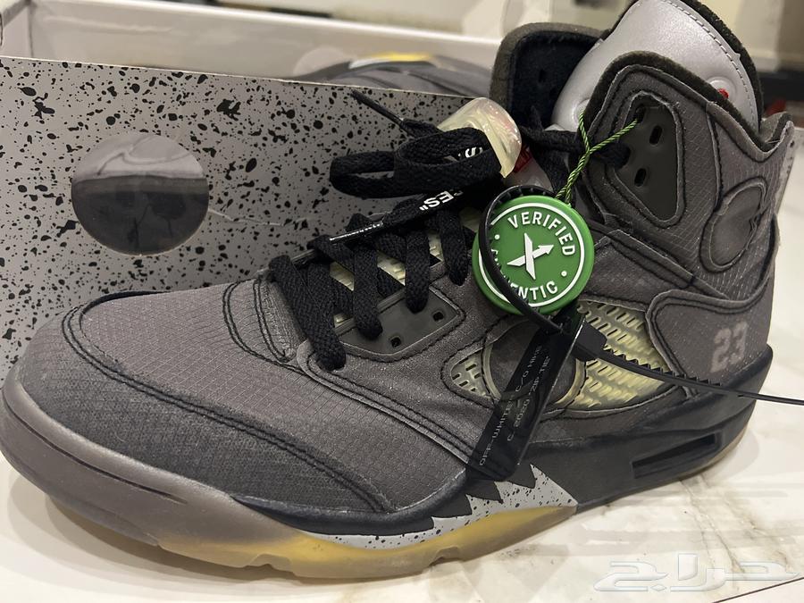 Air Jordan 5 Retro SP Off-white  شوز اير جوردن 5 ريترو sp64246142431873111