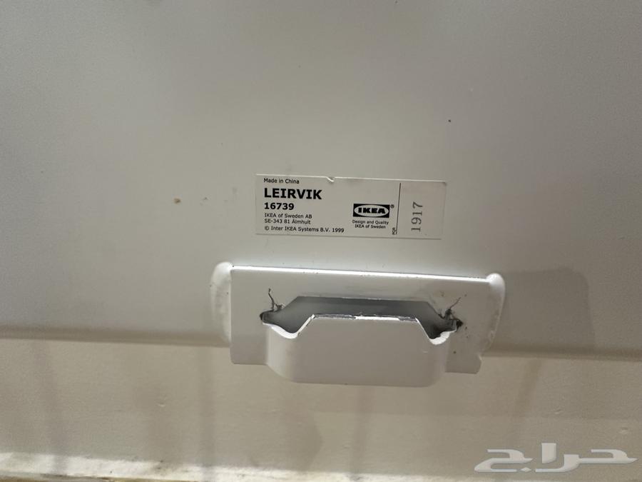 سرير حديد IKEA نفر ونصف 450 فرشة 100 ريال64256592872322113