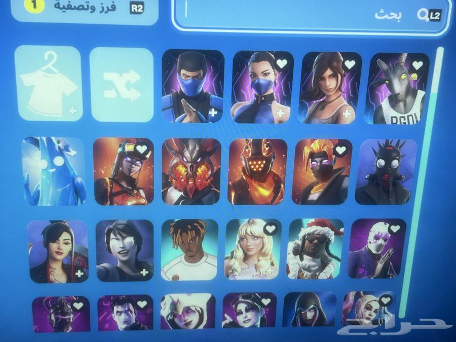 حساب فورت نايت لسوني64256296124161110