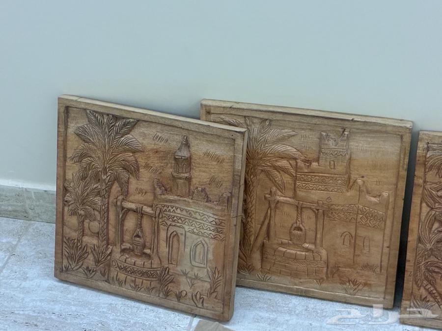 ألواح خشب صنوبر منحوته اثرية64245982467969111