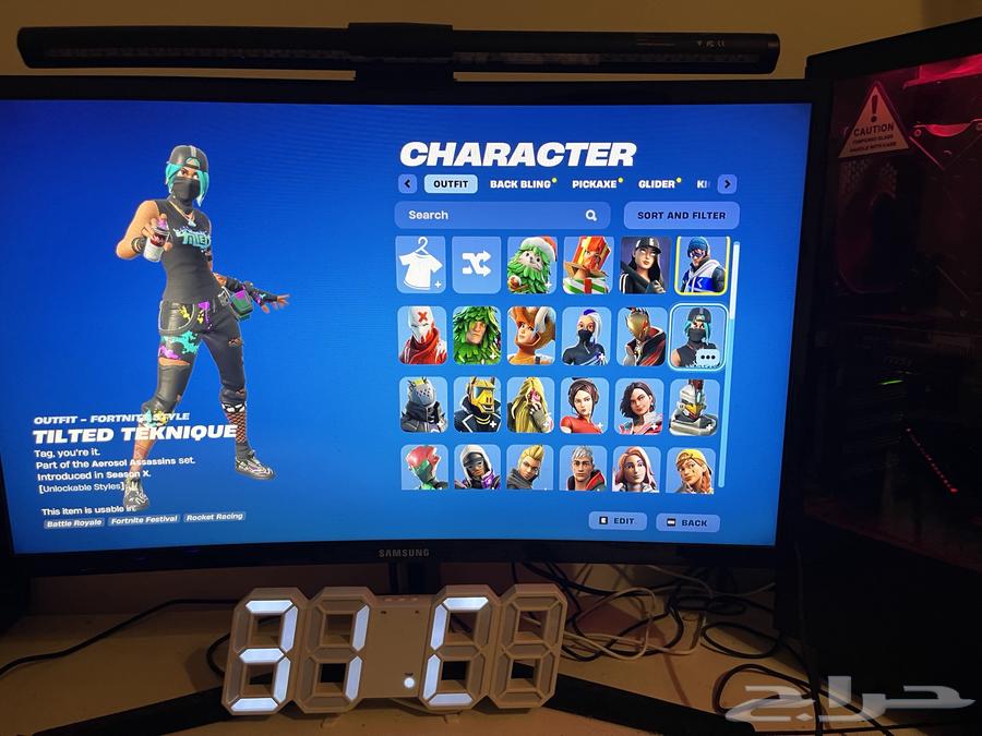 للبيع حساب فورت نايت64253730008194110