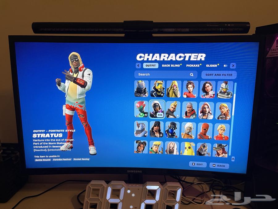 للبيع حساب فورت نايت64253730008194111