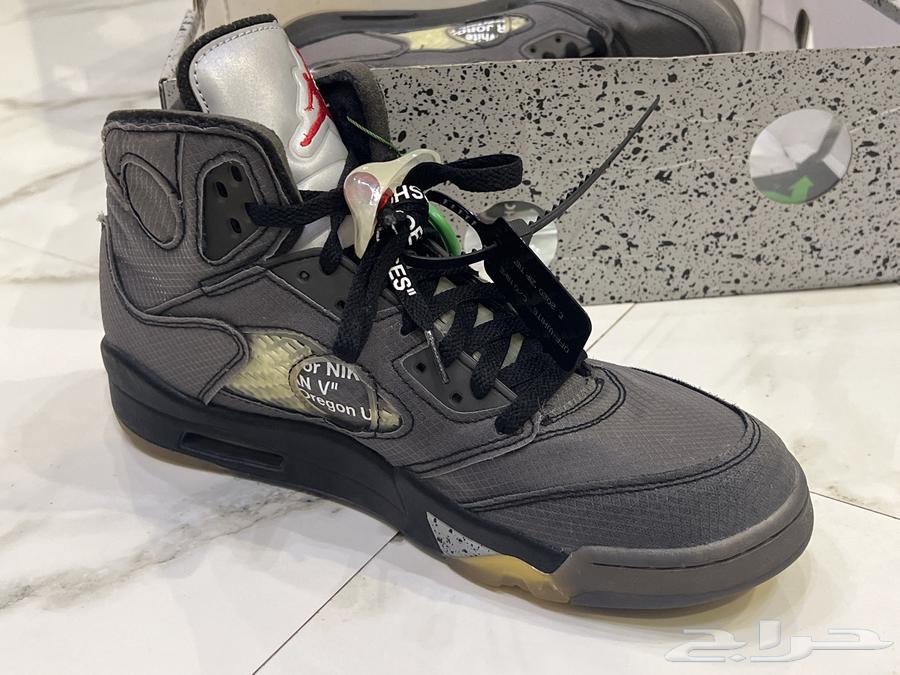 Air Jordan 5 Retro SP Off-white  شوز اير جوردن 5 ريترو sp64246142431873112