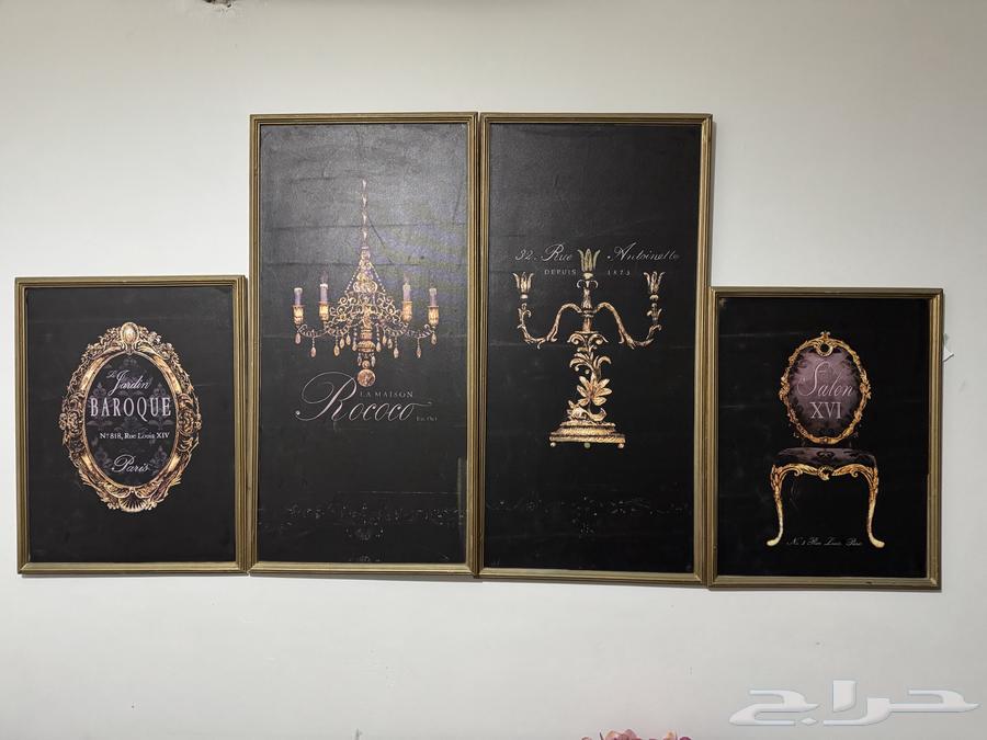 للبيع كنب ثنائية وثلاثية ب200ريال ولوحات 50 ريال وسرير 10064246142230786114