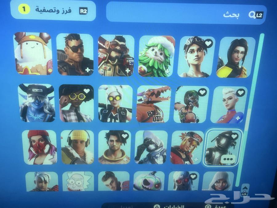 حساب فورت نايت لسوني64256296124161114