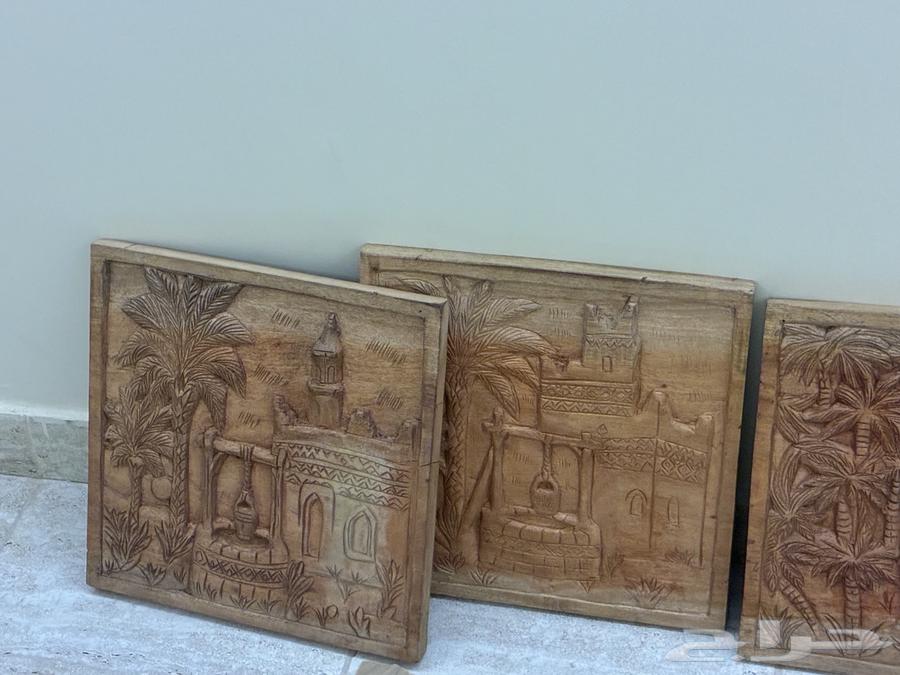 ألواح خشب صنوبر منحوته اثرية64245982467969114