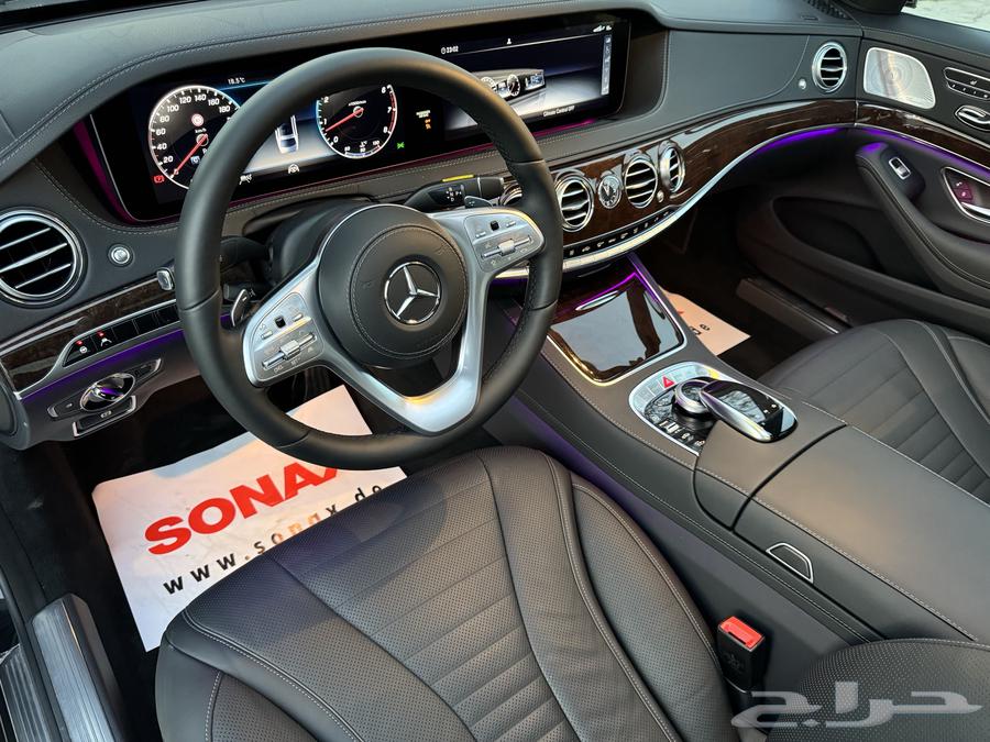 S450 VIP ملكي مخزن بحالة المصنع عداد 6000 الف فقط64414967329281111