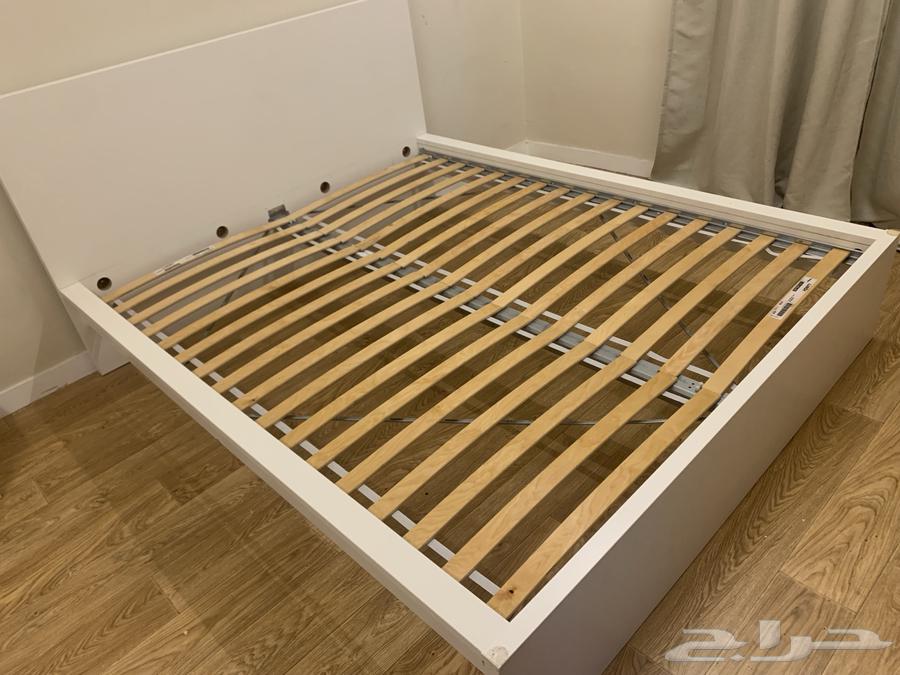 سرير ايكيا مزدوج مع مرتبة مقاس 160 في 200 - بيع مستعجل64254913114243110