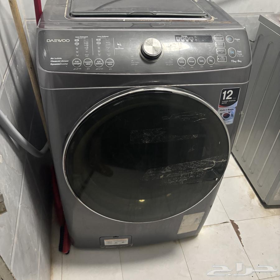 A semi-automatic washing machine has a malfunction and does not discharge water, the brand is Korean64236271445250110