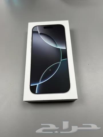 ايفون 16 برو 256 جيجا ابيض تيتانيوم جديد بالكرتون لم يفتح64234807093890110