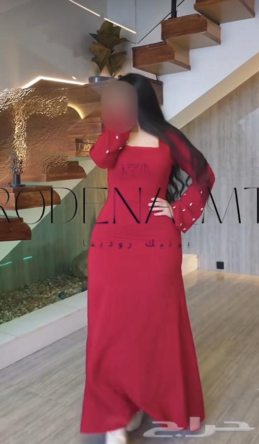 فستان احمر من المصممه ردينا64232010857730112