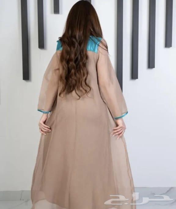 جلابية نسائية ستايل كويتي شك يدوي مميز خامة لنن فاخر64234807136899113