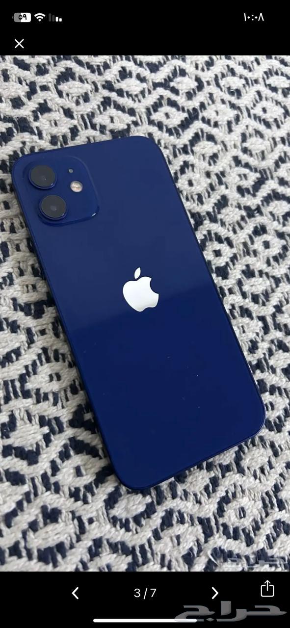 آيفون 12 عادي 128 غيغا ازرق64243692187905111