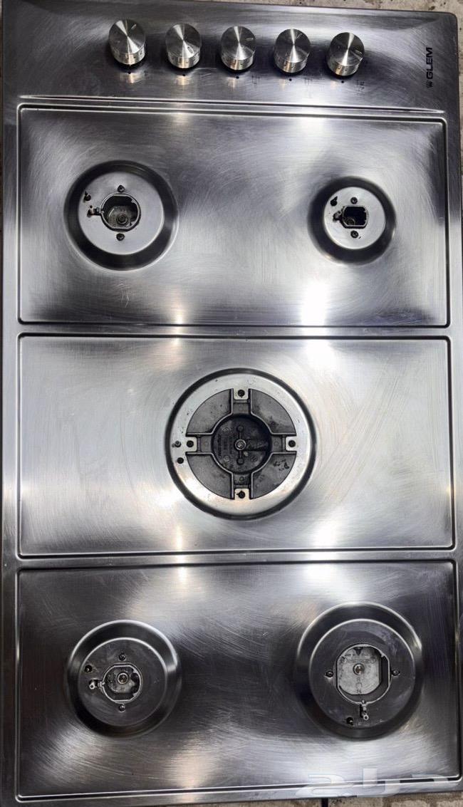 فرن سطحي 5 عيون مع شفاط   شوايه64242264263042114