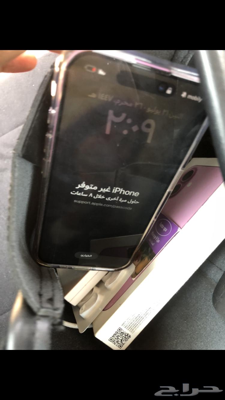 ايفون 16 وردي مع الكرتون والفاتوره مقفل الايكلاود64236087867906111