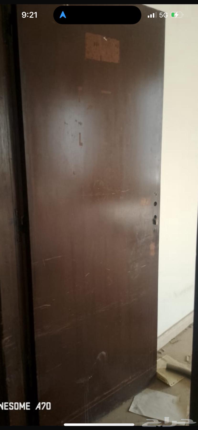 ابواب مصفحه فولاذ وابواب خشب للبيع64243170171393114