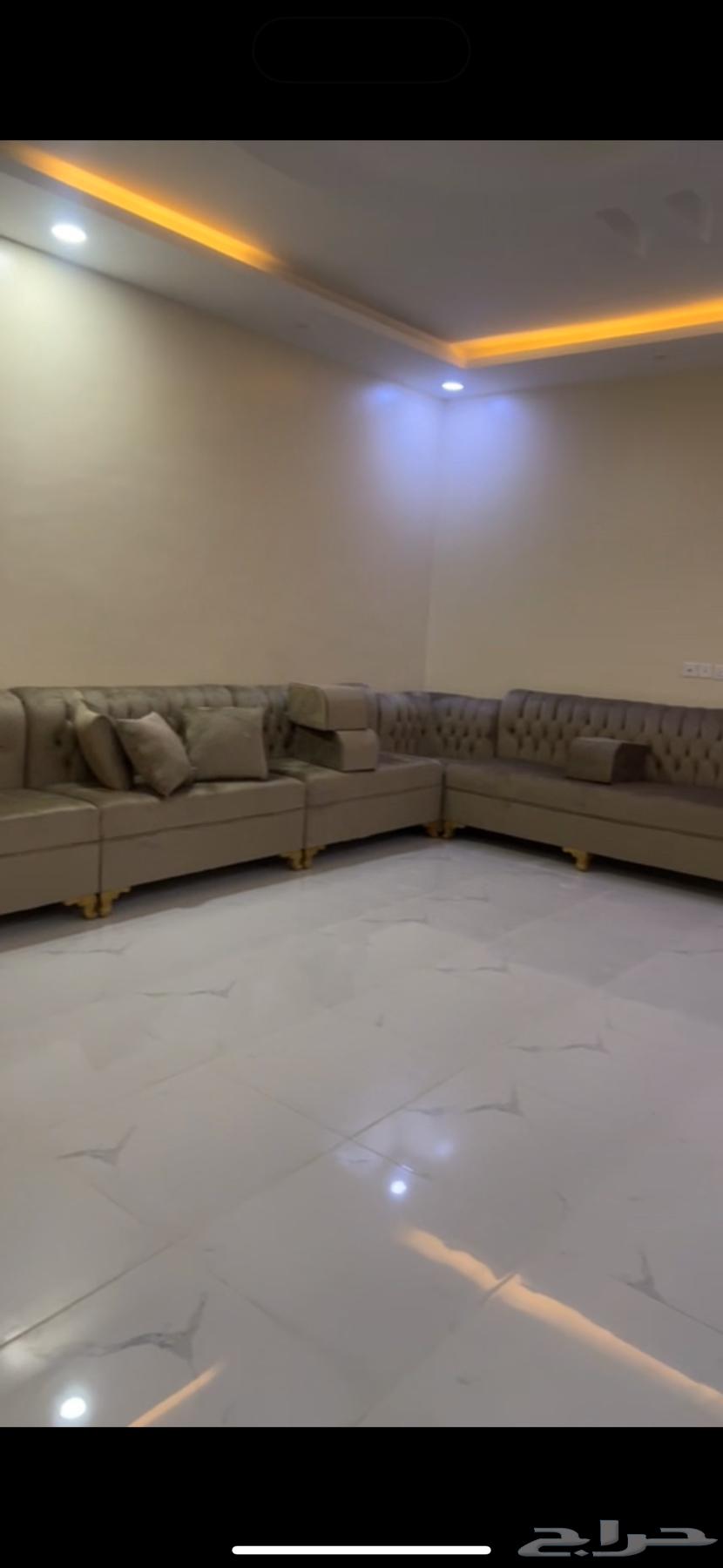 كنب جديد للبيع حرف L سبب البيع نقل من البيت العرض 3 الطول 664233486973827110