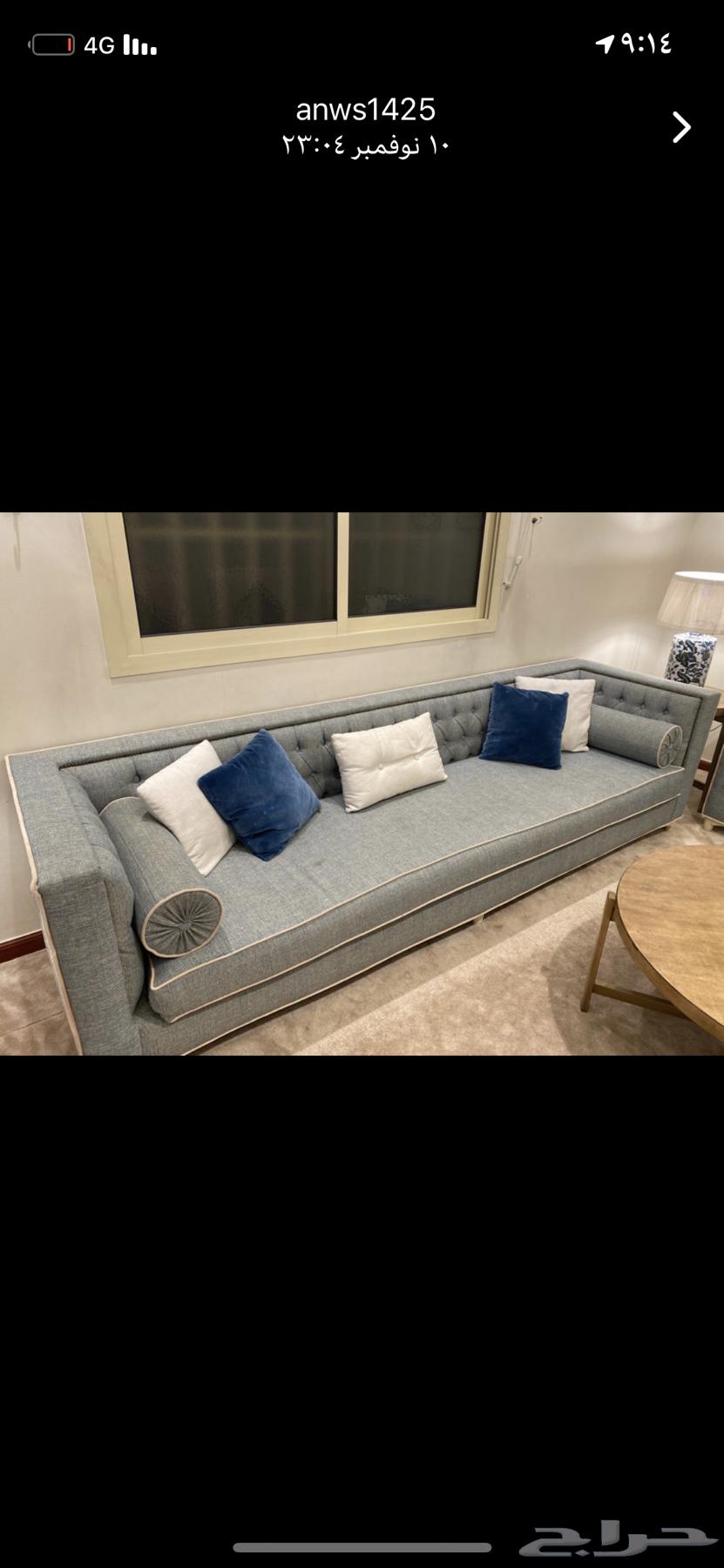 كنب مجلس تفصيل تركي القماش طالبه من برا64235325821825110