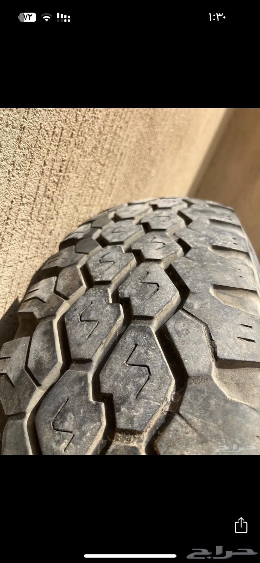 جنوط ديزل 6 انش مع كفرات حجري دنلوب64409282920579112