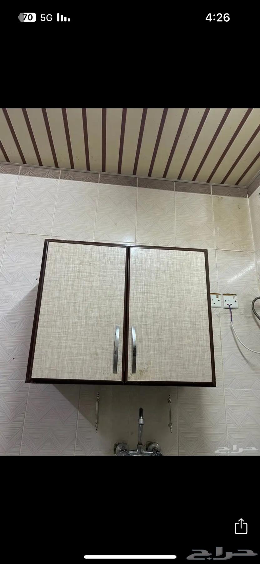 مطبخ رفوف علوية فقط والمعروض بالصور الواضحة64235338319234112